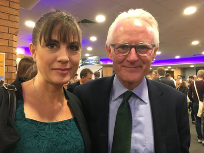 Beatrice Bass and Norman Lamb MP