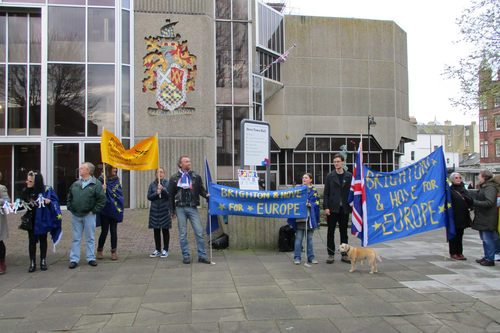 Joining Hands for Europe - Hove Town Hall