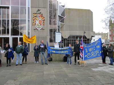 Joining Hands for Europe - Hove Town Hall