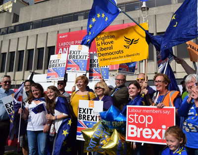 B&H Lib Dems at StopBrexit march