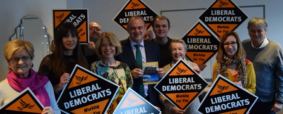 B&H Lib Dems with Ed Davey