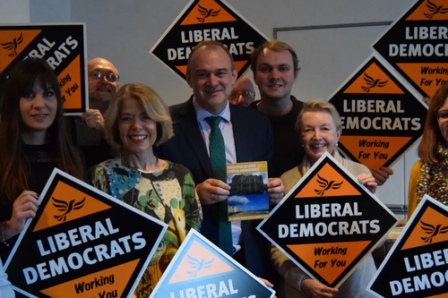 B&H Lib Dems with Ed Davey