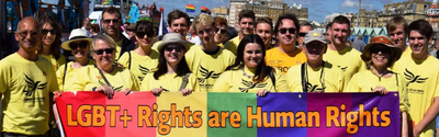 Brighton and Hove Lib Dems at Brighton Pride