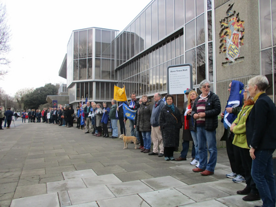 Joining Hands for Europe - Hove Town Hall